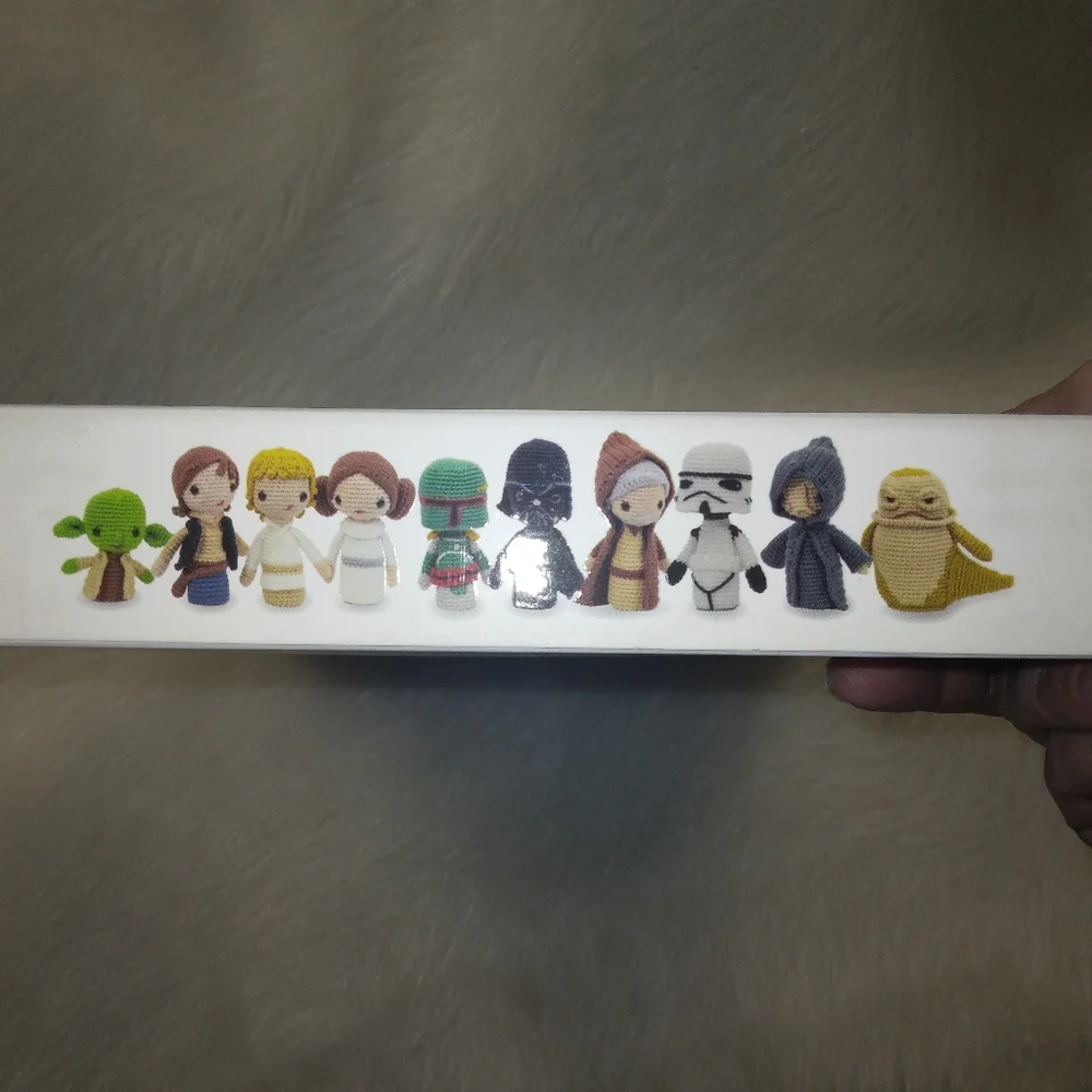 YARN AMIGURUMI kit, Star Wars Crochet Finger Puppets kit
